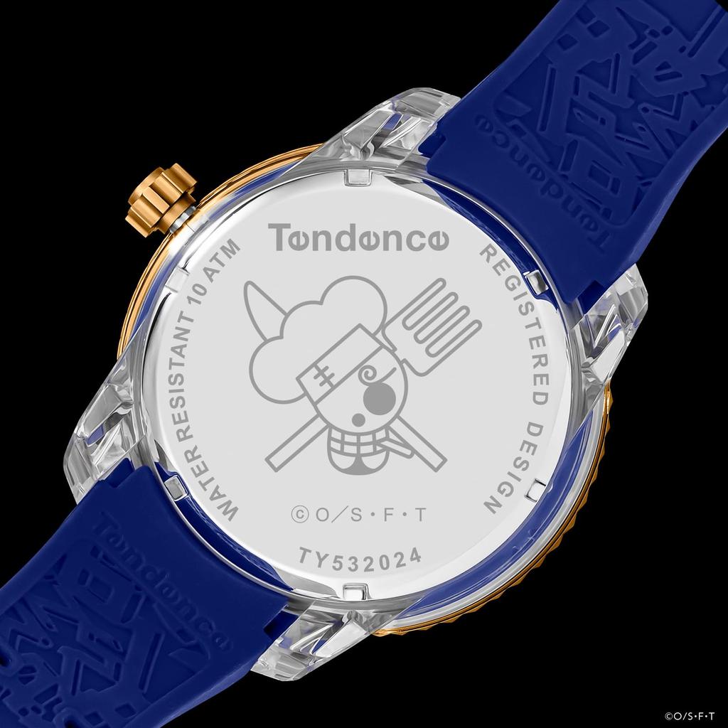 TENDENCE One Piece Collaboration Sanji Quartz 10 ATM Water Mineral Blue TY532024 Watch, Model, Movement, Resistance, Glass, Dial, Unisex, [Authentic]