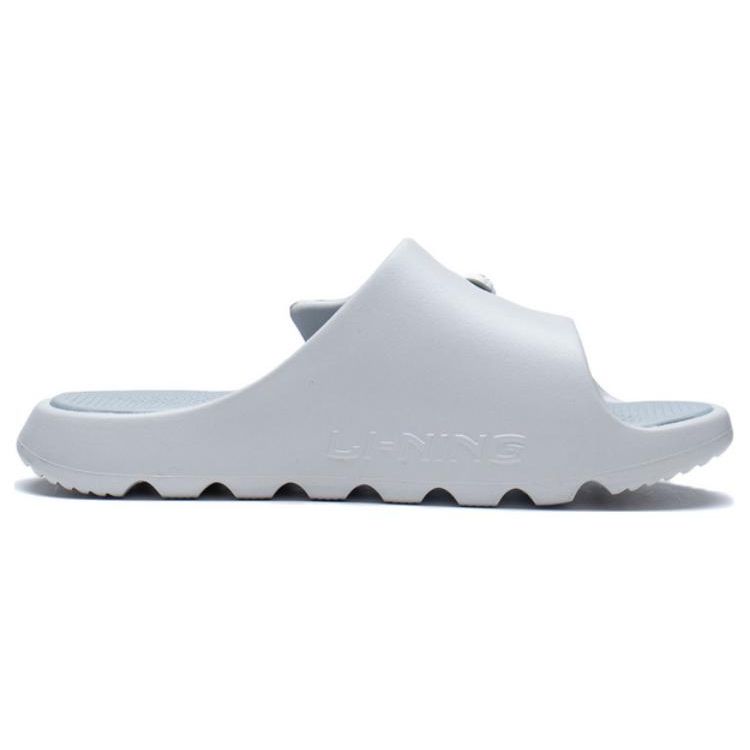 Li-Ning Comfortable Durable Rubber Sole Slide Sandals Men Footwear Gray ABTS003-1