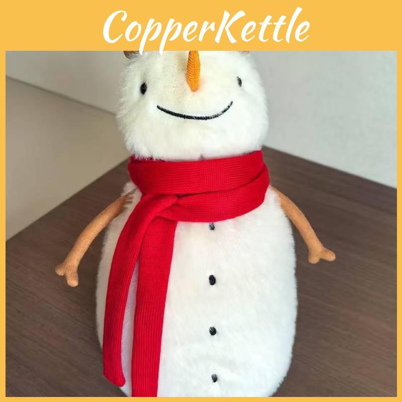 Snowman Jellycat Plush Toy With Hat And Scarf Design For Kids Daily Gift Holiday