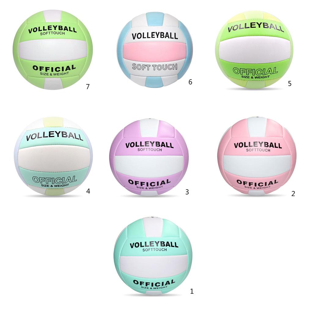 Volleyballs Official Size 5 Waterproofs Soft Sand Volleyballs Beach Plays Game Practice Volleyballs Sports PU Ball