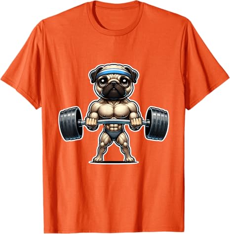 Trochu padne Trochu tlustý Vtipné Posilovna Roztomilý Panda Retro Tričko Fitness Sval Pug Vzpírání Pes Kreslené Tričko Novinka Dárek Y2k Bavlna