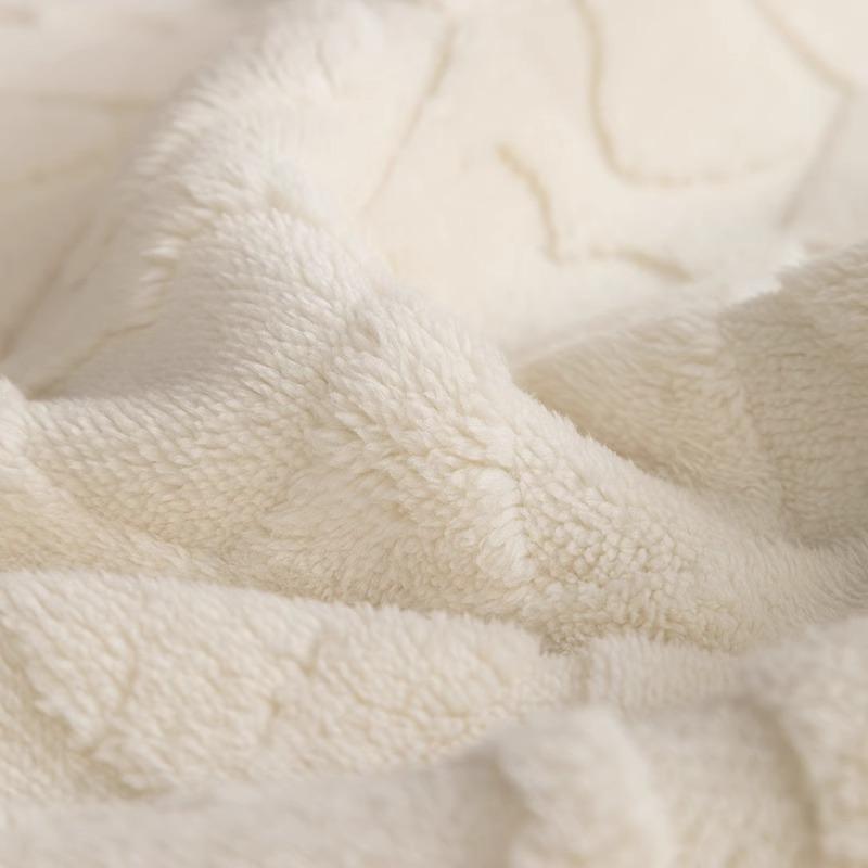 Shu Cotton Velvet Sofa Cushion Winter Thickened Plush Sofa Cover New  Cream Wind Non-Slip Sofa Cover Cloth Towel