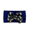 baby new children's hair accessories cute baby floral seamless wide headscarf nylon bow baby headband
