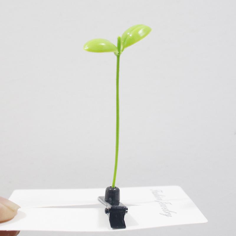 Sprout Hair Clip - Cute and Funny Douyin-Inspired Grass Growing Headwear