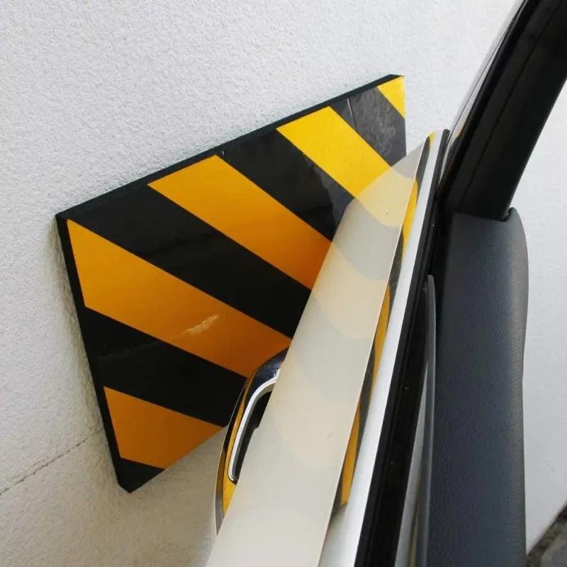 Garage Wall Protector Foam Edge Corner Bumper Foam Reflective Wall Corner Guard Car Door Protecting Wall Corner Anti-collision
