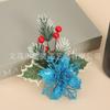Christmas Needles, Red Berries, Christmas Flowers, Christmas Tree Ornaments And Props