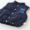 Kinder baumwolle weste herbst und winter Koreanische version weste infant brief bestickt oberbekleidung top baby verdickt weste
