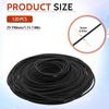 120Pcs High Elasticity Rubber Belts Universal 26 120mm for Cassette Tape Machine Repair Assorted 1mm Thickness