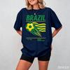 Brasil Soccer 2026 Fan Tshirt Unisex Unisex Summer Cotton Clothing Vintage Fashion Round Neck Short Sleeved Tee Streetwear Unisex