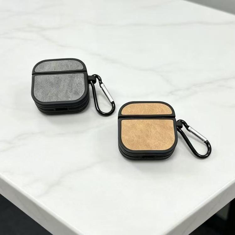 Fur sticker leather earphone case for apple earphone cover AirPods 1 earphone protective case AirPods pro1