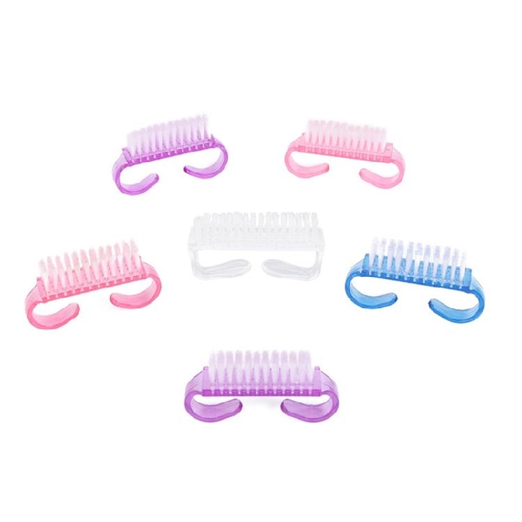 Handle Grip Nail Brush Plastic Cleaning Nail Brush for Toes and Nail Cleaner