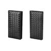 High-end woven wallet generation RFID medium and long loose-leaf wallet leather black hand bag