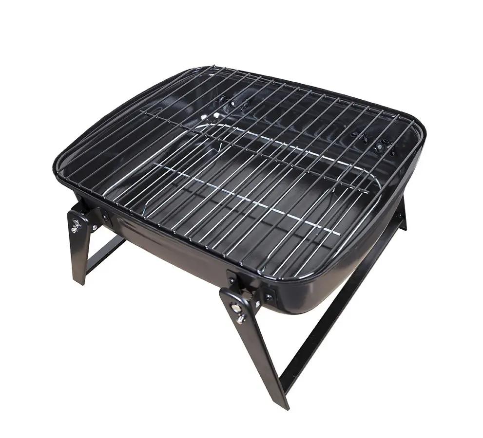Складной угольный мини гриль-барбекю