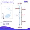 Adjustable Transparent Figure Stand with Bendable Waist Clip - Multiple Sizes
