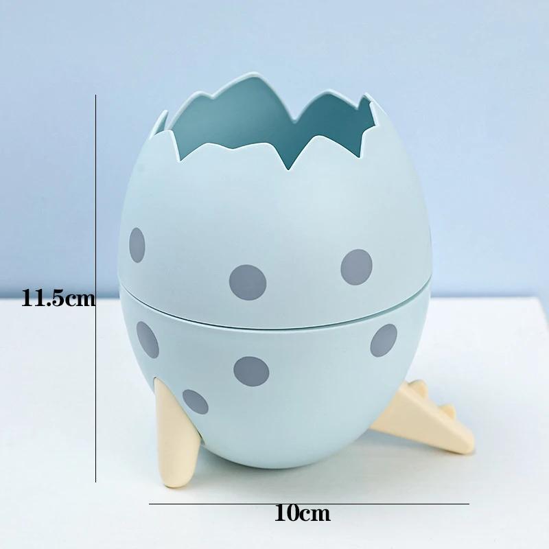 Cute Dinosaur Egg Detachable Pen Holder Organizer Pencil Pot Container Stationery Office Desktop Ornament Storage Box Kids Gift