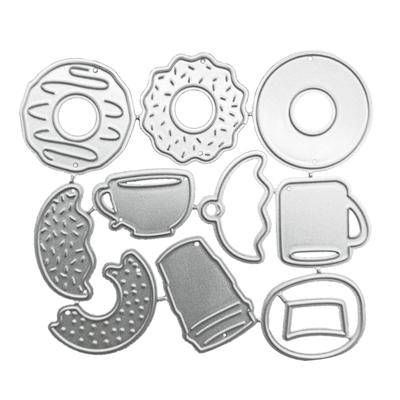 Kaffeetasse Metall Stanzformen DIY Basteln Kohlenstoffstahl Prägeschablone Schablone Scrapbooking für Karte Stanzformen Form