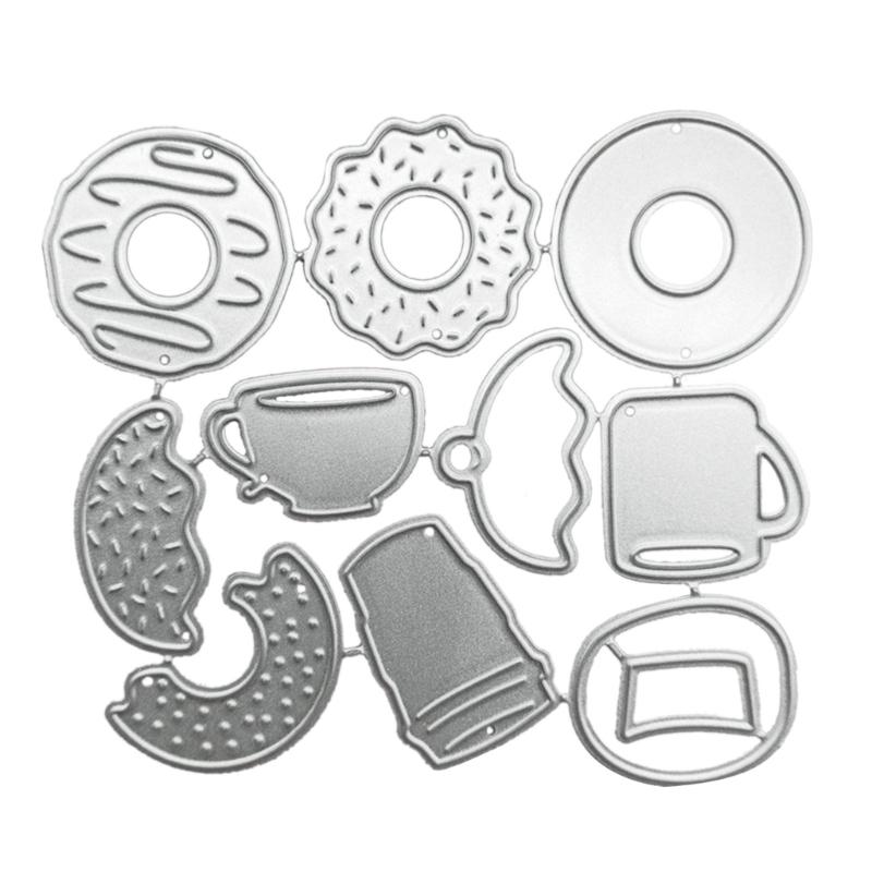 

Coffee Cup Metal Cutting Dies DIY Craft Carbon Steel Embossing Template Stencil Scrapbooking for Card Die Cuts Mold 1