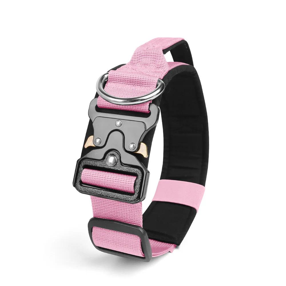 High Quality Big Dog Collars with Metal Buckle Handheld Pet Collar for Medium Large Dogs German Shepherd mascotas Accessories