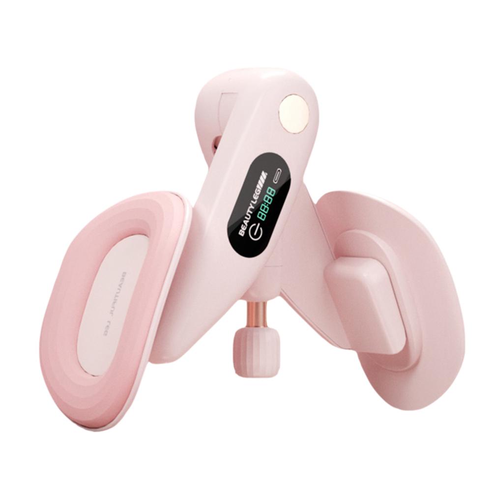 Thigh Master Hip Inner Thigh Exercise Equipment 360 Degree Rotation with Counter Kegel Exercises Device for Yoga Floor Muscle