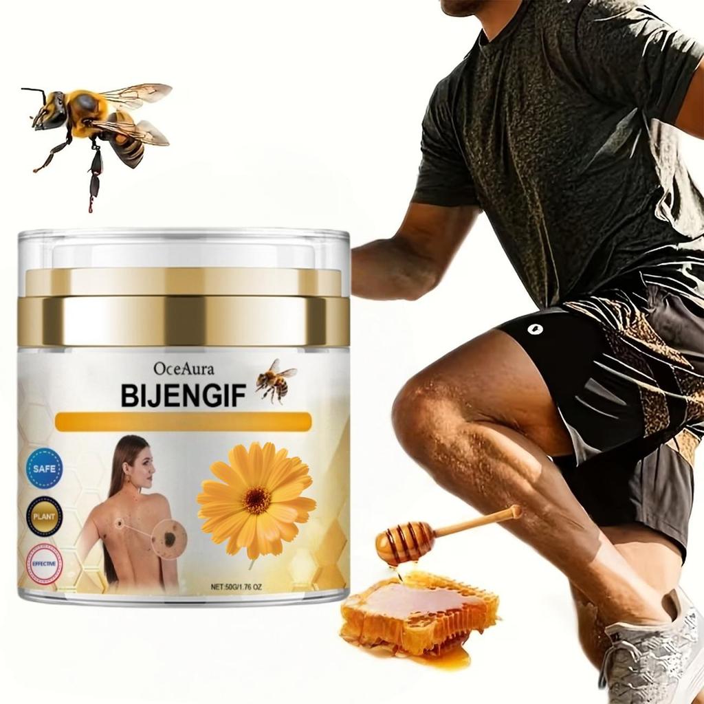 50g Bee Venom Skin Care Cream Natural Herbal Moisturizing Body Cream Soothing Treatment Nourishing Repair Cream Body Care Cream