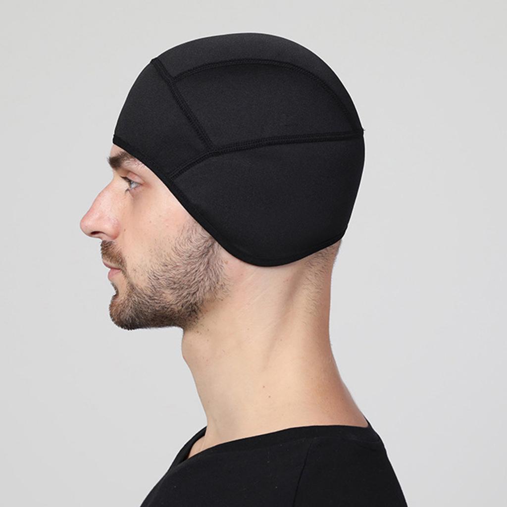 Unisex Radmütze mit Gesichtsmaske Warm Atmungsaktiv Helmfutter für Radfahren und Skifahren Fahren im Winter bei kaltem Wetter