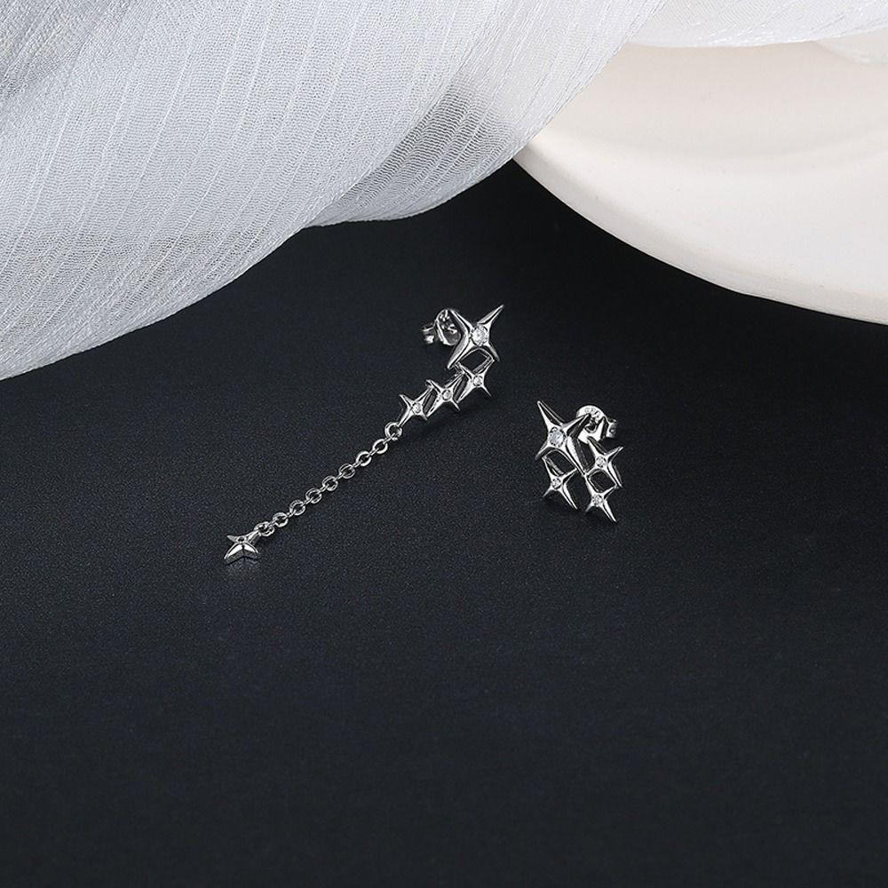 

Jewelry Copper Four-pointed Star Korean Style Earrings Women Earrings Stud Earrings Ear Studs