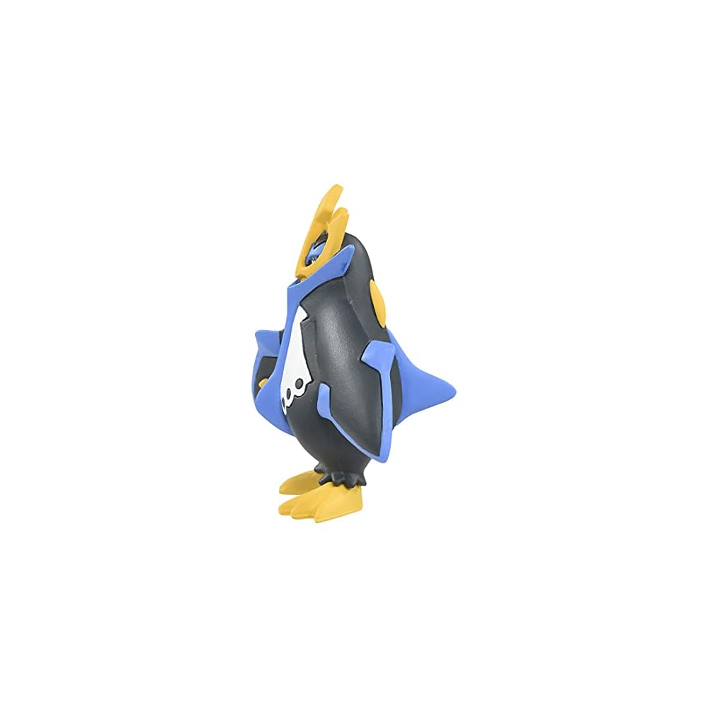 Takara Tomy Pokemon Moncolle MS-57 Empoleon Figure Toy for Ages 4 and Up, Safety Certified