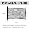 Elastic Cargo Net for SUV, 27.6 × 19.7 Inch Stretchable Mesh Trunk Bed Net with ABS Hooks, Adjustable Luggage Netting Cover Rear Cargo Organizer for