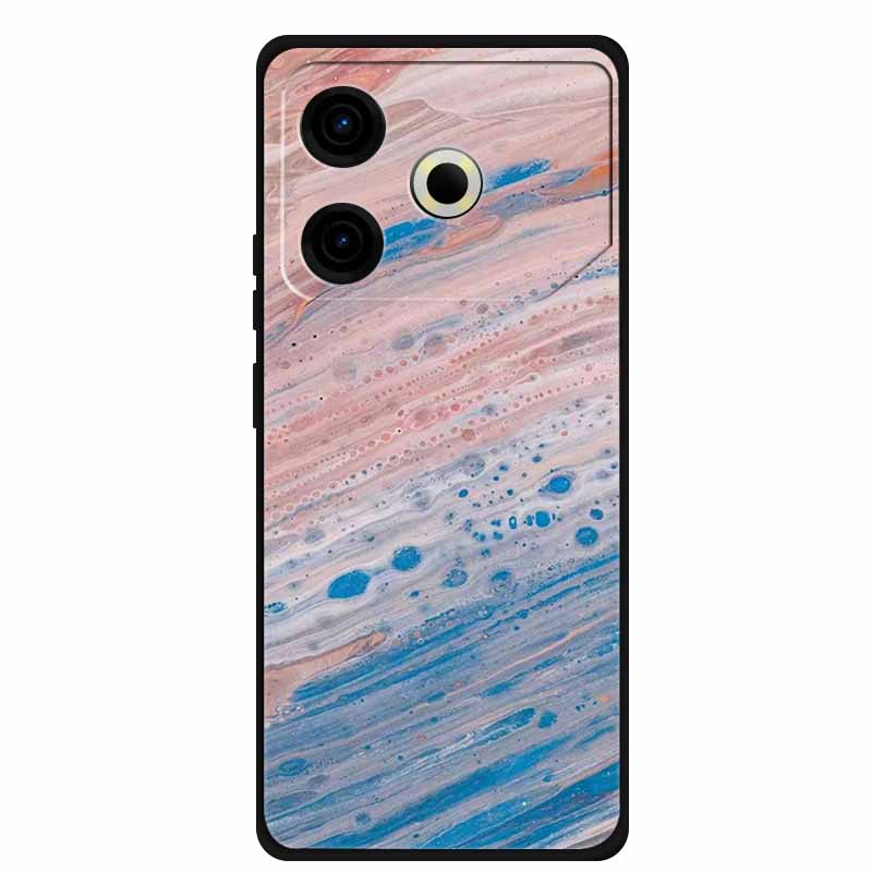 Phone Case For Tecno Pova6 Neo TPU Back Coque for Pova 6 Neo Marble Colour Soft Cover Protective Funda Luxury Silicone Shell