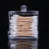 Acrylic Cotton Swabs Storage Holder Box Portable Transparent Makeup Cotton Pad Cosmetic Container Jewelry Organizer Case#ww