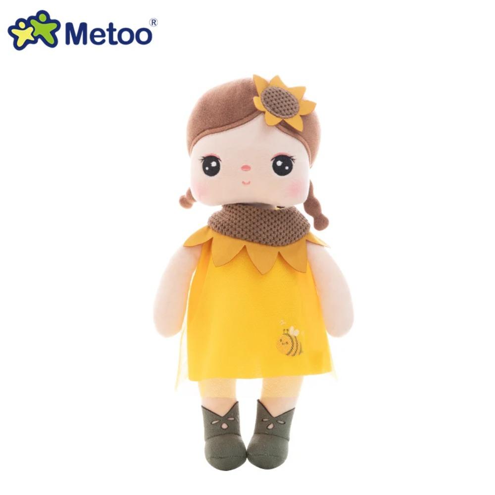 Metoo Doll  plushie kawaii Flower Fairy Angela Plush Toys Pillow Cartoon Decoration Gift For Kids Friends