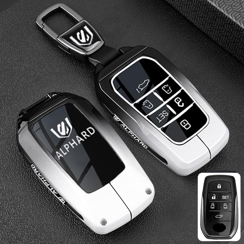 Metal Key Case for Toyota Alphard: Fits 24 & 23 Model Supreme Editions