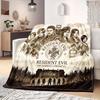 Resident Evil Flannel Blanket Beautiful Pattern Perfect For Home Bed Sofa Chair Travel Picnic -HE44