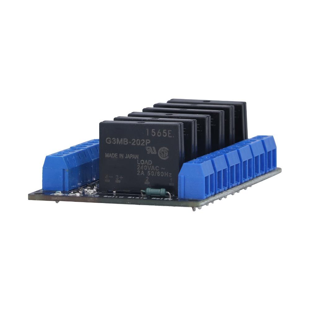 Durable 6 Channel Solid State Relay Module High Level Trigger 12V High Voltage Trigger DC Control Module Electrical Equipment