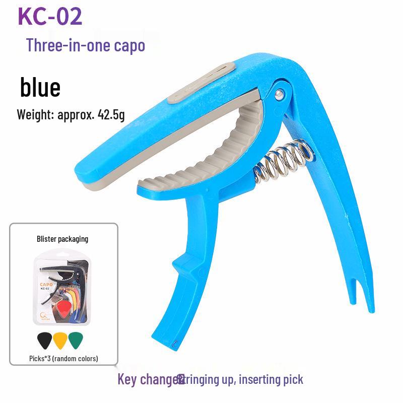 Guitar Capo for Folk, Classical, and Electric Guitars - Plastic and Metal Options Available