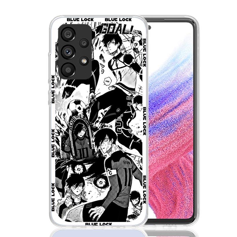 Anime Blue Lock Phone Case for Samsung Galaxy A17 A16 A15 A14 A13 A57 A56 A55 A54 A53 A37 A36 A35 A34 A33 A26 A25 A24 A23 Galaxy