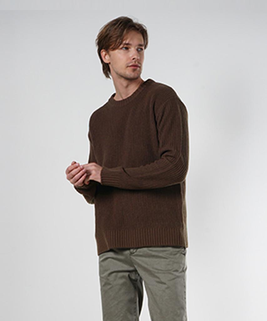 BIRBANTE Comfort Round Knit - Brown