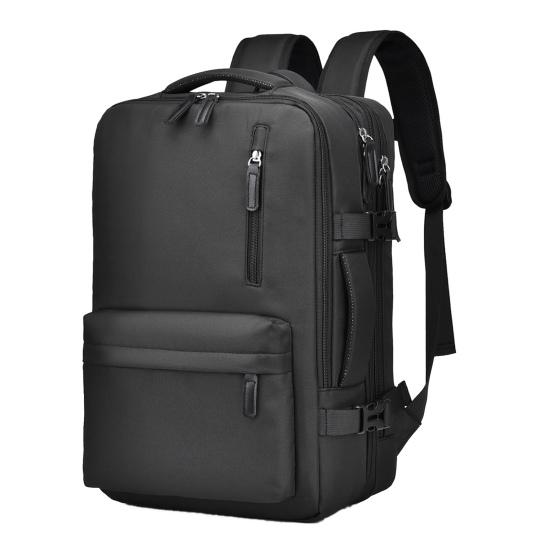 Expandable Travel Backpack Large Capacity Carry-on Backpack with USB Charging Port 15.6 Inch Laptop Backpack Weekender Daypack