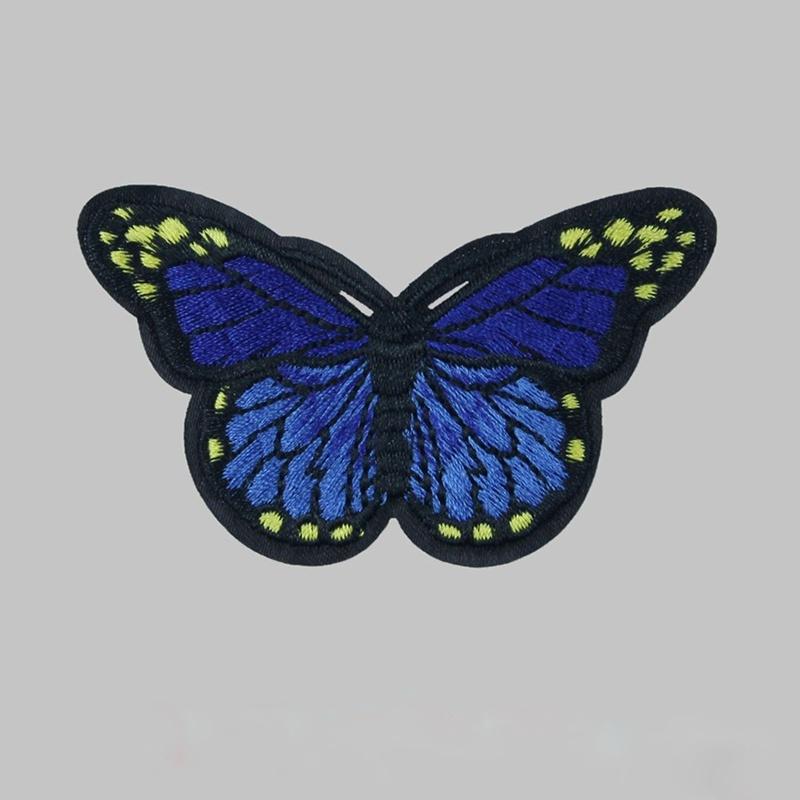 Embroider Flower Patch Patch Patch Cloth Patch Cute Multi-colored Small Butterfly Clothes Decoration Patch Hole Patch Embroidery Label