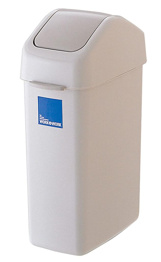 Veverka odpadkový koš 25 houpačka čtvercová houpačka prachovka šedá 25 l Made in Japan W&W