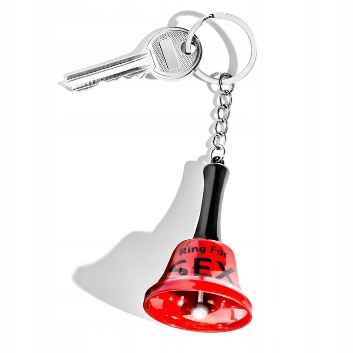 Brelok Do Kluczy Dzwoneczek Dzwonek Ring For Sex Czerwony Prezent