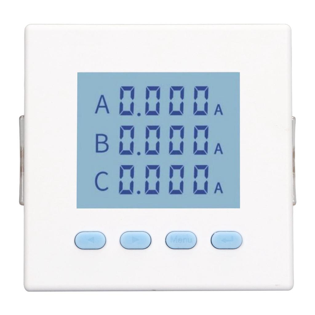 Digital 3 Phase Energy Meter Tester Electricity Power Usage Monitor Intelligent LCD AC220V 5A