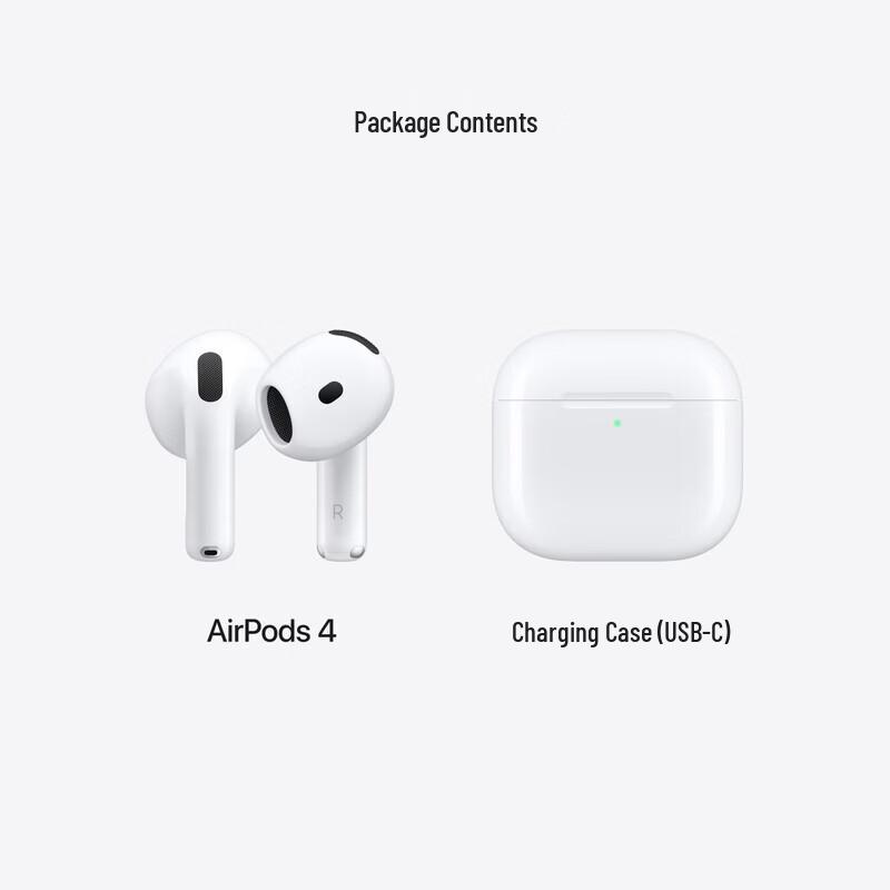 Apple AirPods 4 (Senza cancellazione del rumore) con custodia di ricarica USB-C