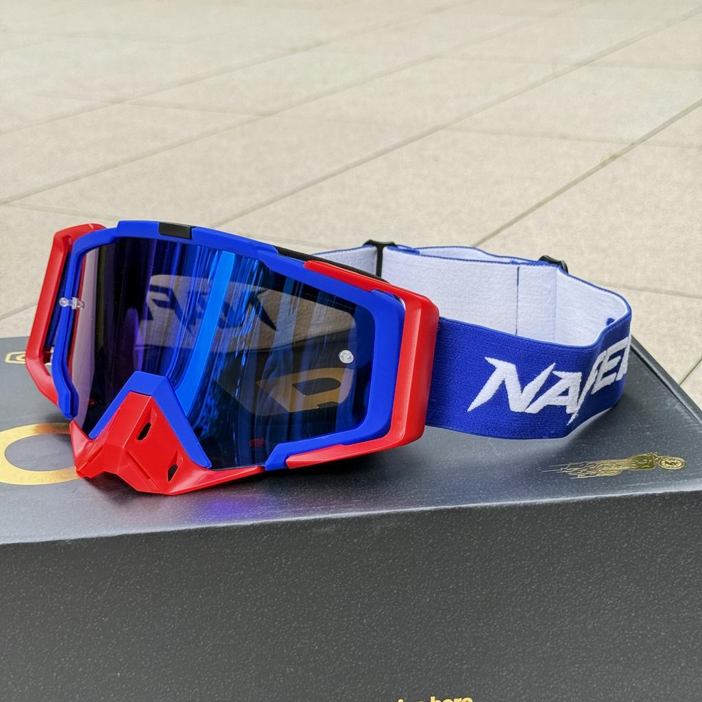 NAFEIB ATV Dirt Bike Goggles Motorcycle Glasses Off-Road MX Anti-UV Windproof Eyewear Helmet Mask Gafas for Motocross Racing