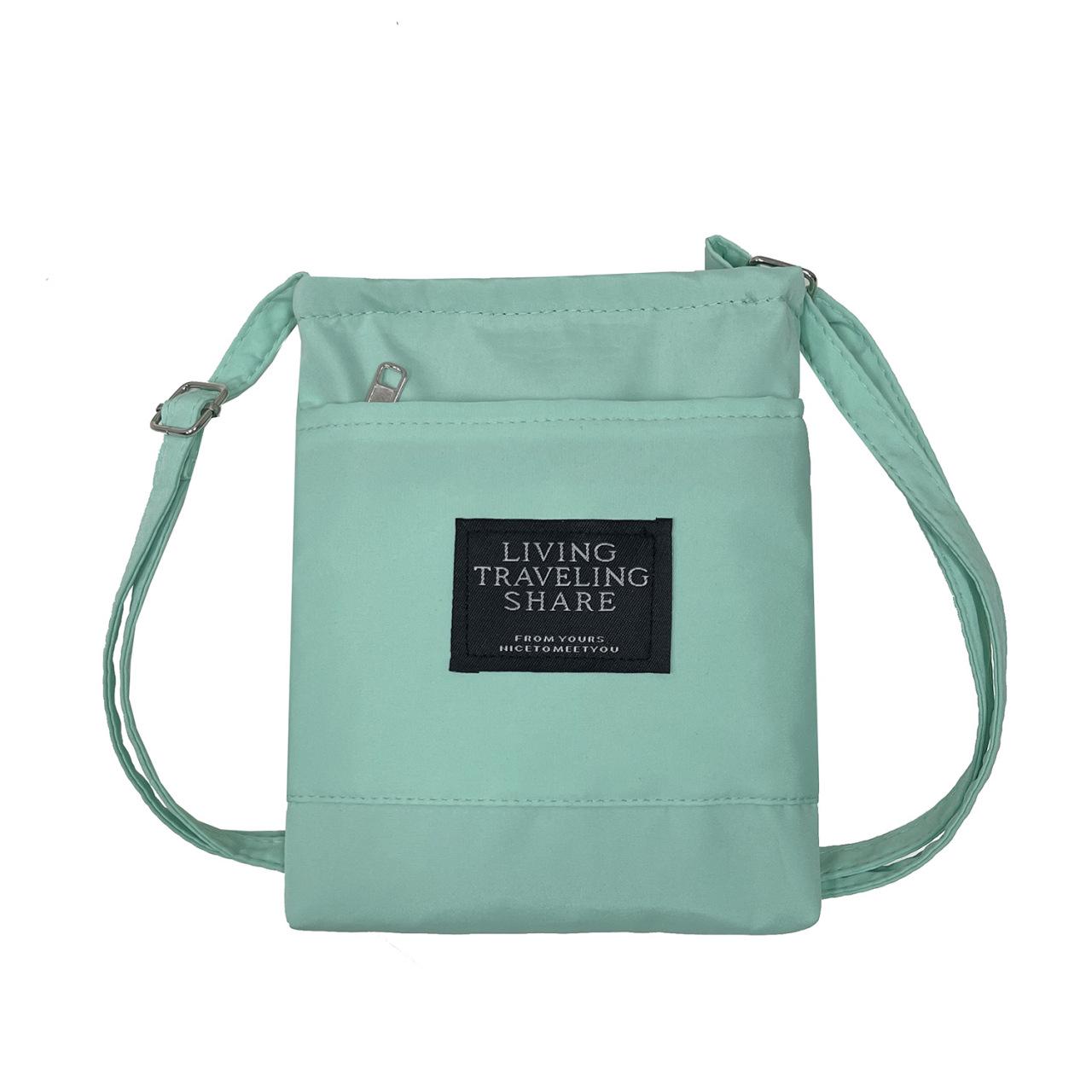 

Легкая женская сумка кроссбоди - Портативная маленькая квадратная сумка на плечо для помады и монет One Size зелёный