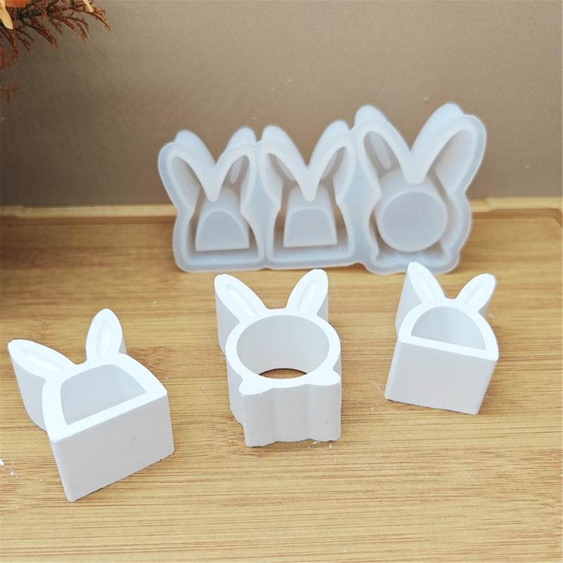 Silicone Molds Hollow Rabbits Molds Plasters Molds Casting Molds Ornament Molds Easters Rabbits Molds Baking Molds