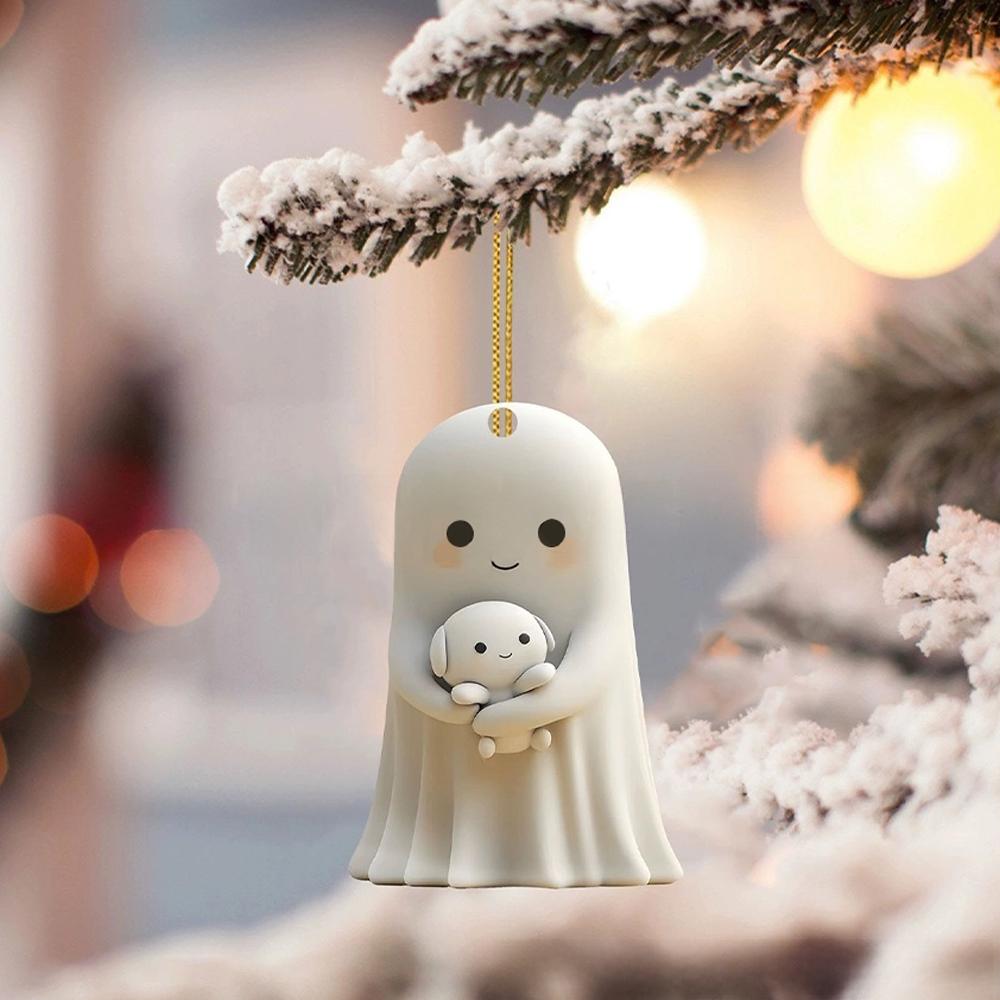 Halloween Hanging Ornaments Ghost Decoration Christmas Tree Decorations Ornament Acrylic Mini Halloween Decor For Party 202 Y3Q1