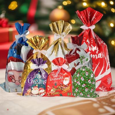 2025 Christmas Drawstring Gift Bag Set - New Holiday Candy Packaging