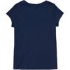 Polo Ralph Lauren Solid Color Round Neck Logo Embroidered Short Sleeve T-Shirt Kids Tops Deep-Blue 313833549-010