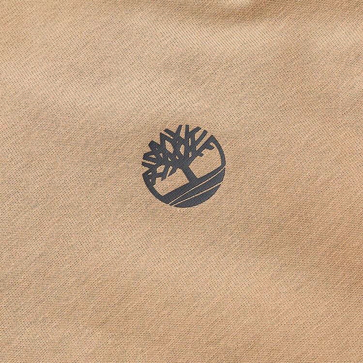 Timberland Casual Breathable Printed Short Sleeve T-Shirt Men Tops Light-Wheat A6EZW-EH3